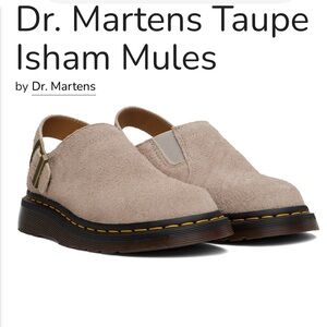 Dr.Martens Gender Inclusive Isham Mule
$160 Vintage Taupe Suede Sz women 7 men 6